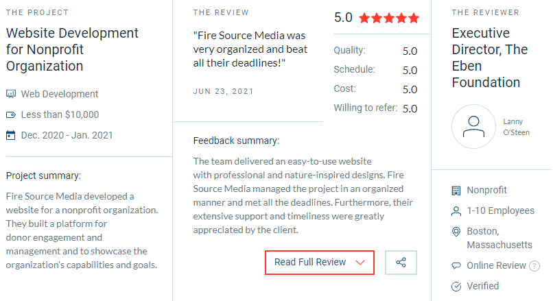 Fire Source Media Reviews - Web Development, SEO, Digital Marketing, Social Media